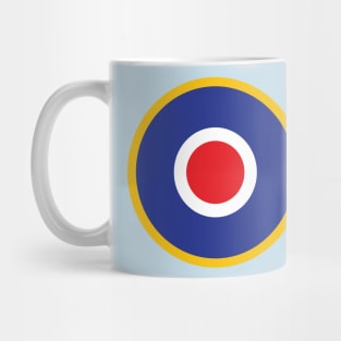 Iconic British RAF target roundel Spitfire, Hurricane, Lancaster. Mug